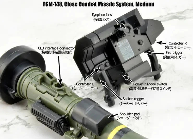 Tomytec Little Armory FGM-148 Javelin missile launcher 1 12 kit action figure UK