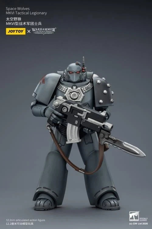 Warhammer: The Horus Heresy JoyToy Space Wolves MKVI Tactical Legionary 1/18 Scale Action Figure