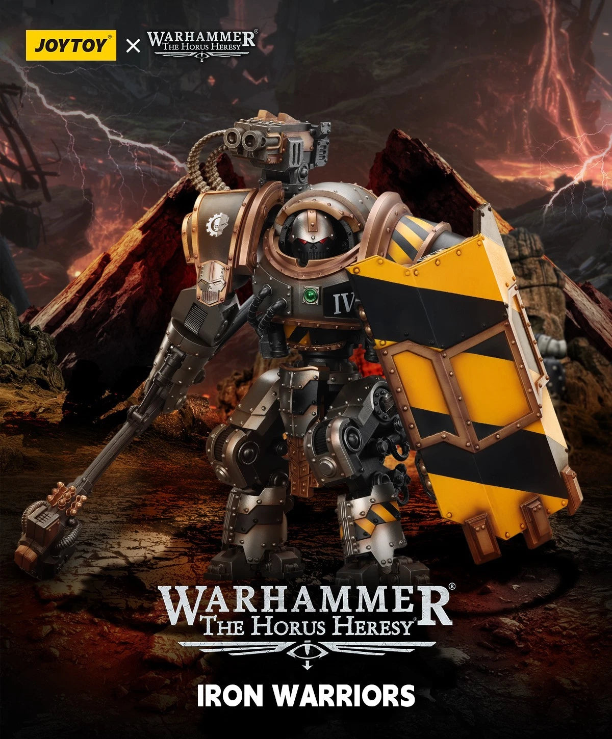 Warhammer 40k Joytoy Iron Warriors Iron Circle robot 30k 1/18 action figure UK