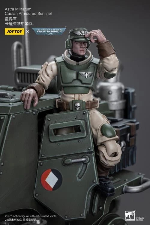 JoyToy Warhammer 40K Astra Militarum Cadian Armoured Sentinel 1/18 Scale Action Figure