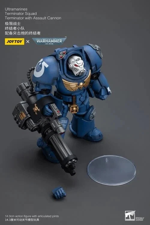 Warhammer 40K JoyToy Ultramarines Terminator (Assault Cannon) 1/18 Scale Action Figure