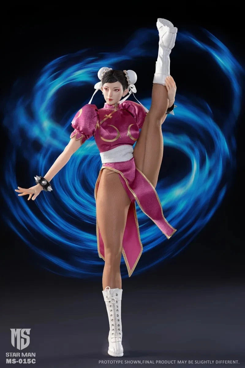 Star Man MS-015A Chun-Li Red Version 1/6 Scale Action Figure
