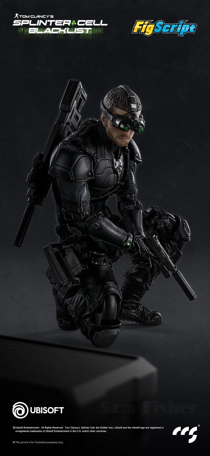 Figscript Sam Fisher Splinter Cell: Blacklist 1/12 scale action figure