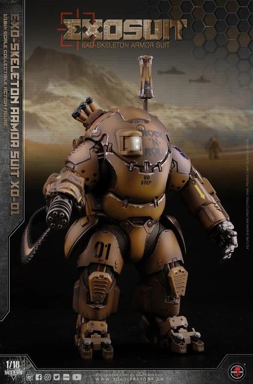 Soldier Story Future Series EXO-Skeleton Armor Suit XO-01 1/18 Scale Figure Set