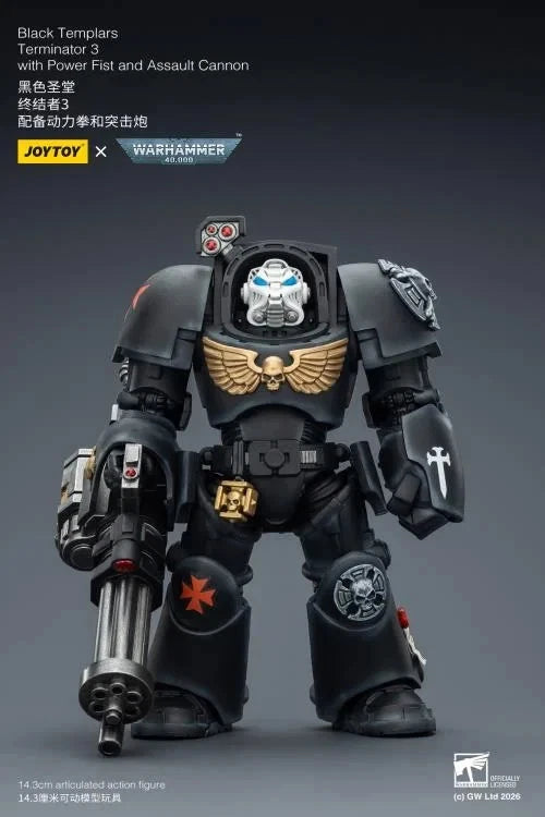 Warhammer 40k Joytoy Black Templars Terminators X 3 1/18 action  figure UK