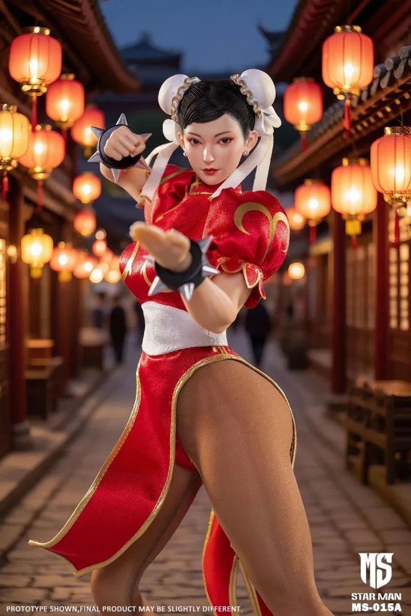 Star Man MS-015A Chun-Li Red Version 1/6 Scale Action Figure