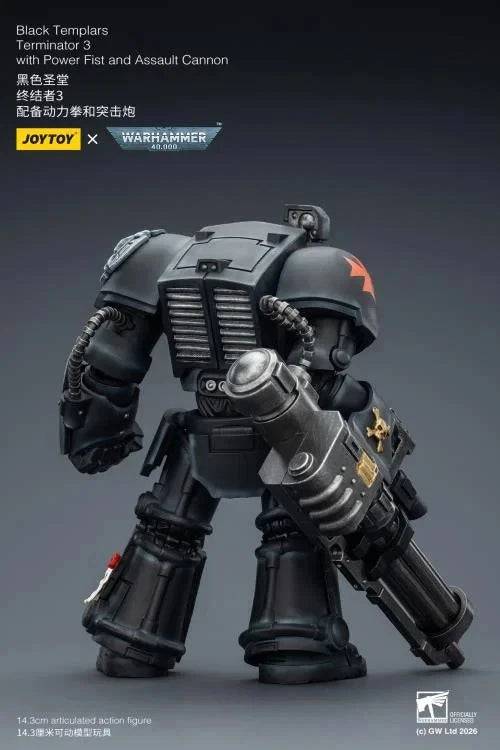 Warhammer 40k Joytoy Black Templars Terminators X 3 1/18 action  figure UK