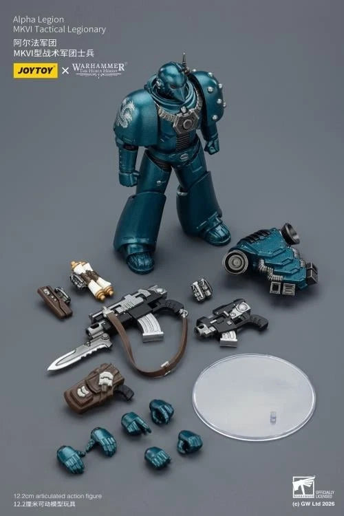 Warhammer 40k Joytoy Alpha Legion Legionary Horus Heresy MkVI 30k 1 18 UK