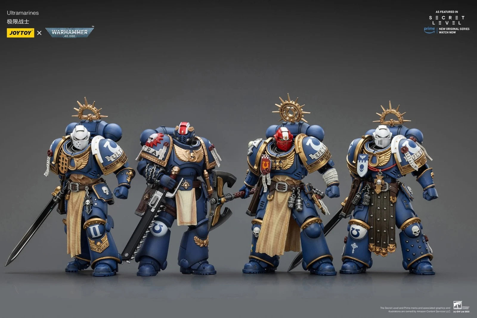 JoyToy Ultramarine Levantus – Warhammer 40,000: Secret Level 1/18 Scale Figure