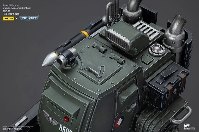 JoyToy Warhammer 40K Astra Militarum Cadian Armoured Sentinel 1/18 Scale Action Figure