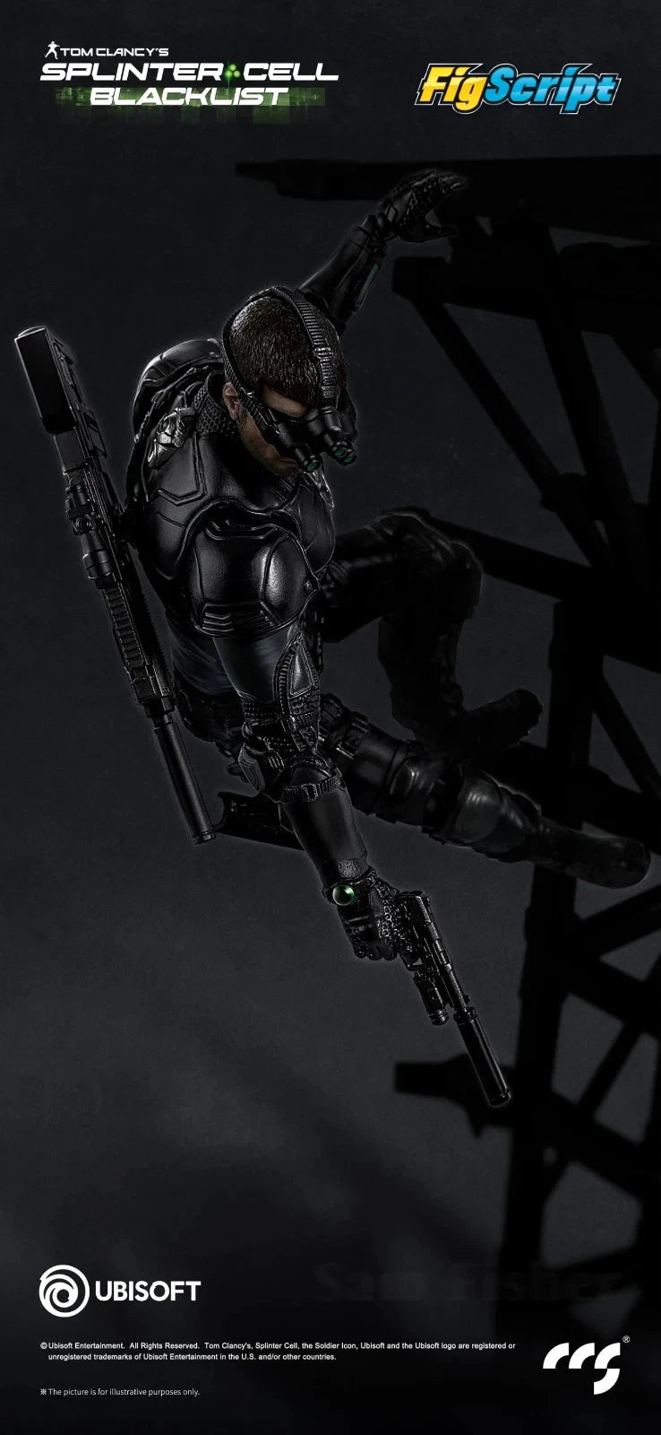 Figscript Sam Fisher Splinter Cell: Blacklist 1/12 scale action figure