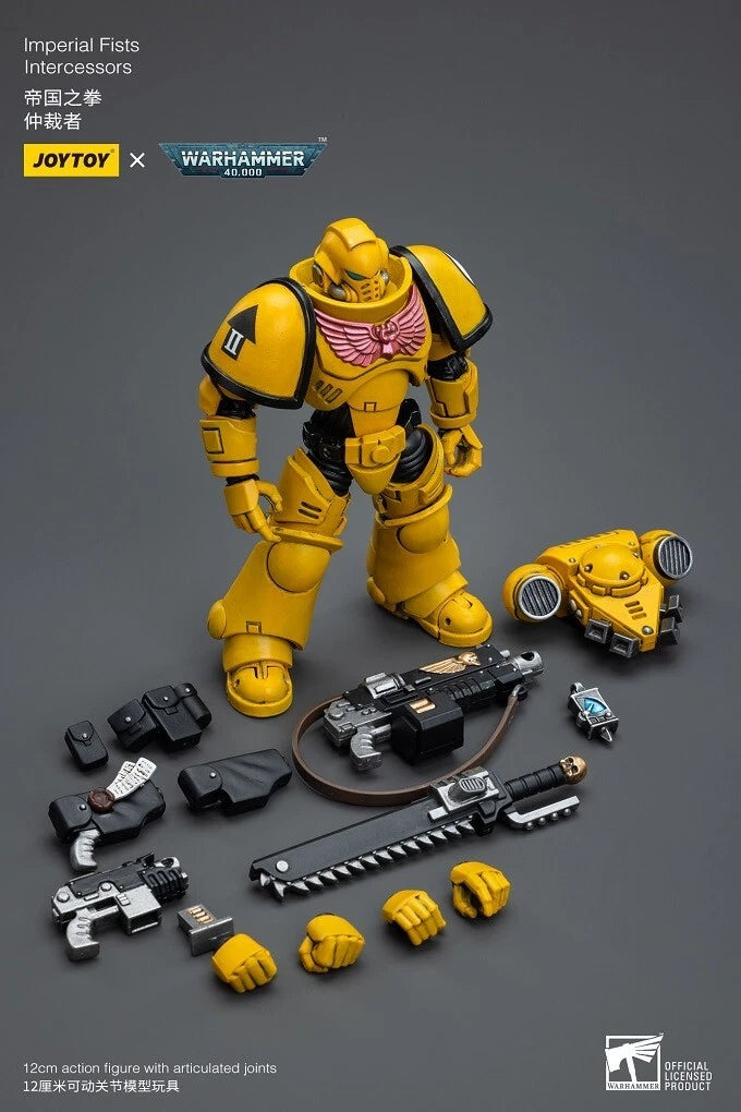 Warhammer 40K JoyToy Imperial Fists Intercessor 1/18 Scale Action Figure