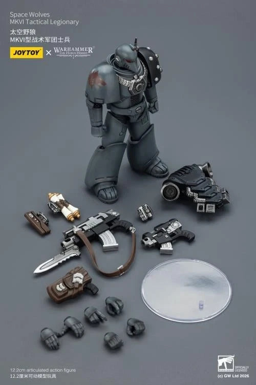 Warhammer: The Horus Heresy JoyToy Space Wolves MKVI Tactical Legionary 1/18 Scale Action Figure