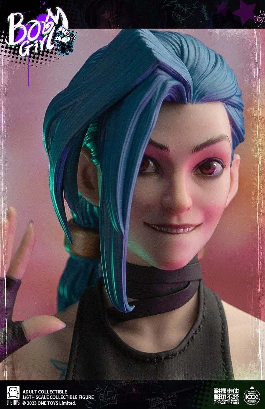 Onetoys Arcane League of Legends Jinx deluxe 1/6 scale action figure (12")