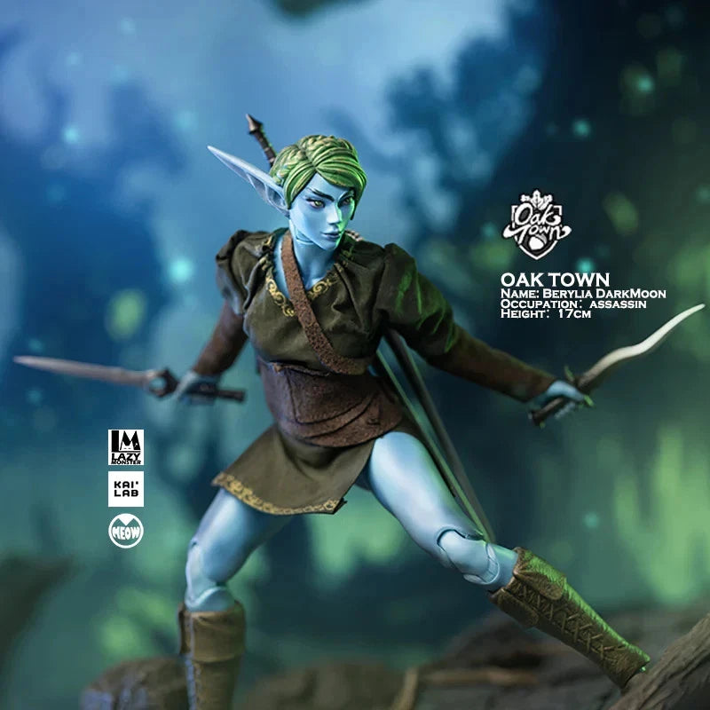 Lazy Monster Studio Oak Town Berylia Darkmoon Assassin 1/12 Scale Action Figure