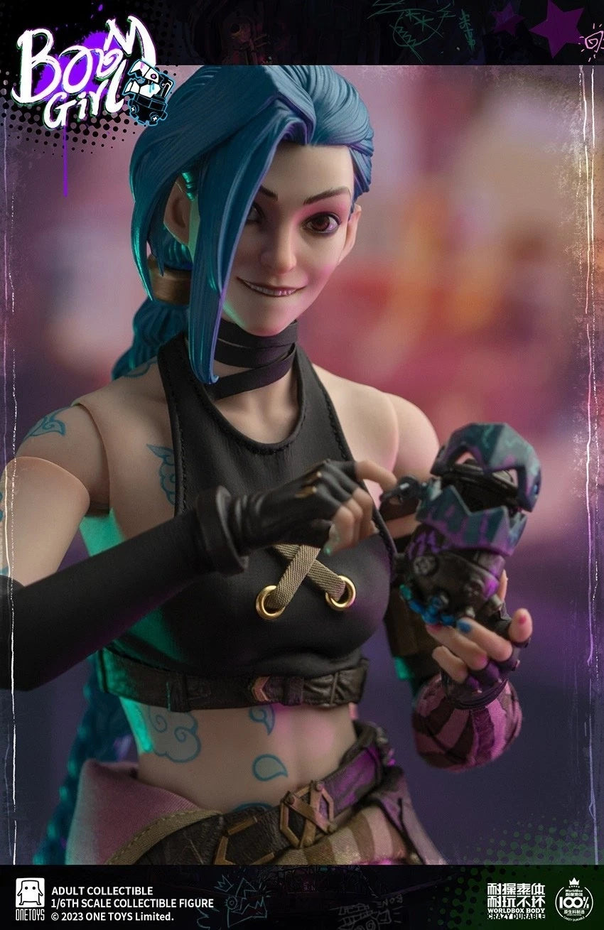 Onetoys Arcane League of Legends Jinx deluxe 1/6 scale action figure (12")