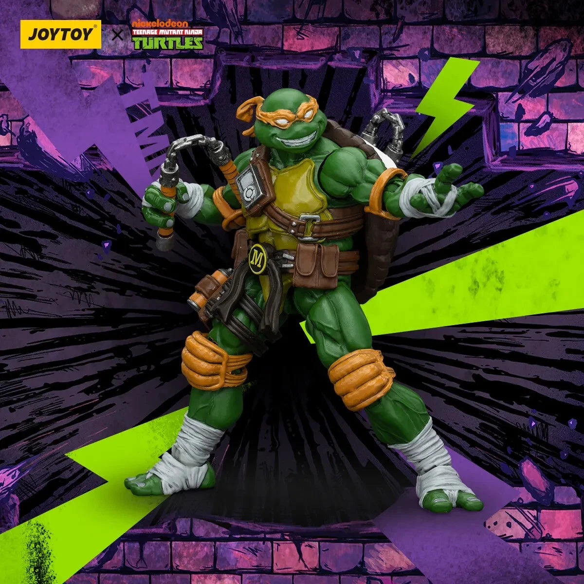 JOYTOY Teenage Mutant Ninja Turtles Michelangelo 1 18 action figure UK