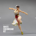 Mlan Works White Cheongsam Costume Kit for 1/12 Scale Action Figures