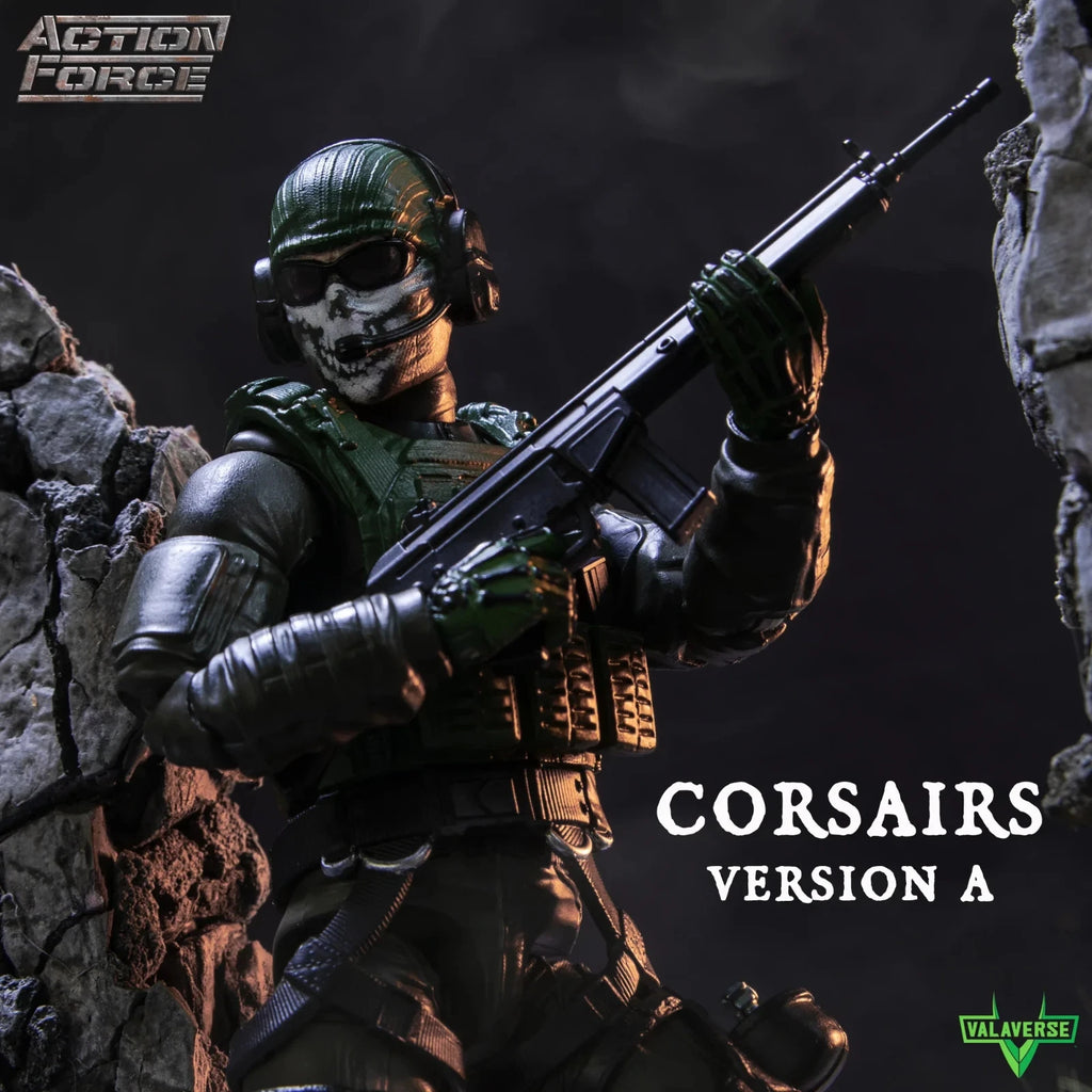 Valaverse Action Force The Black Corsairs (ver. A) GI Joe 1/12 Action Figure
