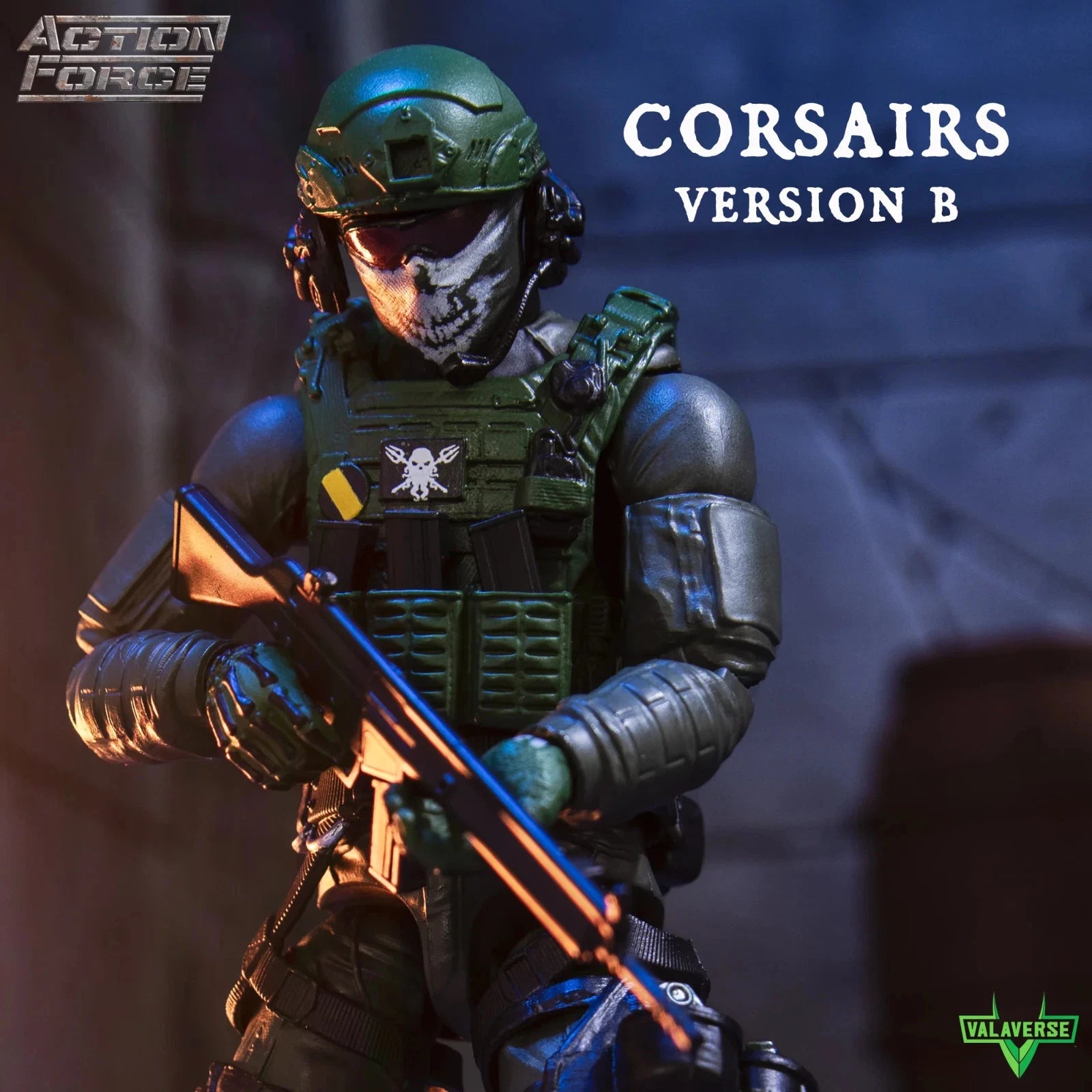 Valaverse Action Force The Black Corsairs (ver. B) GI Joe 1/12 Action Figure