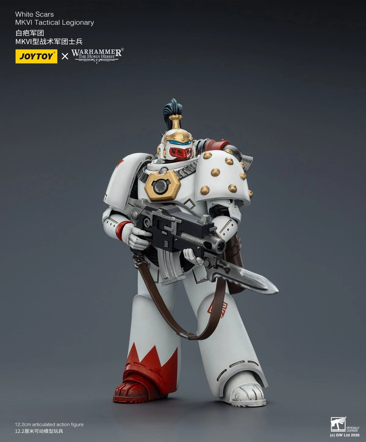 Warhammer: The Horus Heresy JoyToy White Scars MKVI Tactical Legionary 1/18 Scale Action Figure