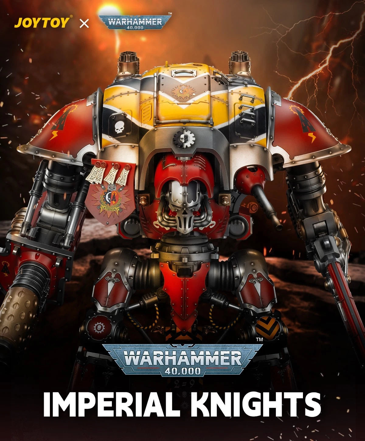 JoyToy Imperial Knights Knight Errant – Warhammer 40,000 1/18 Scale Figure