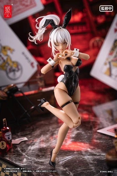 Snail Shell Bunny Girl Eileen Black Variant 1/12 Scale Action Figure