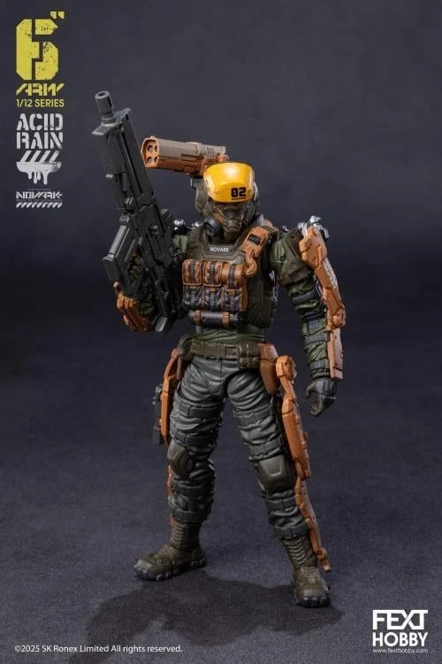 Acid Rain World: Novark FXH-AR-002 War Banner 1/12 Scale Action Figure UK