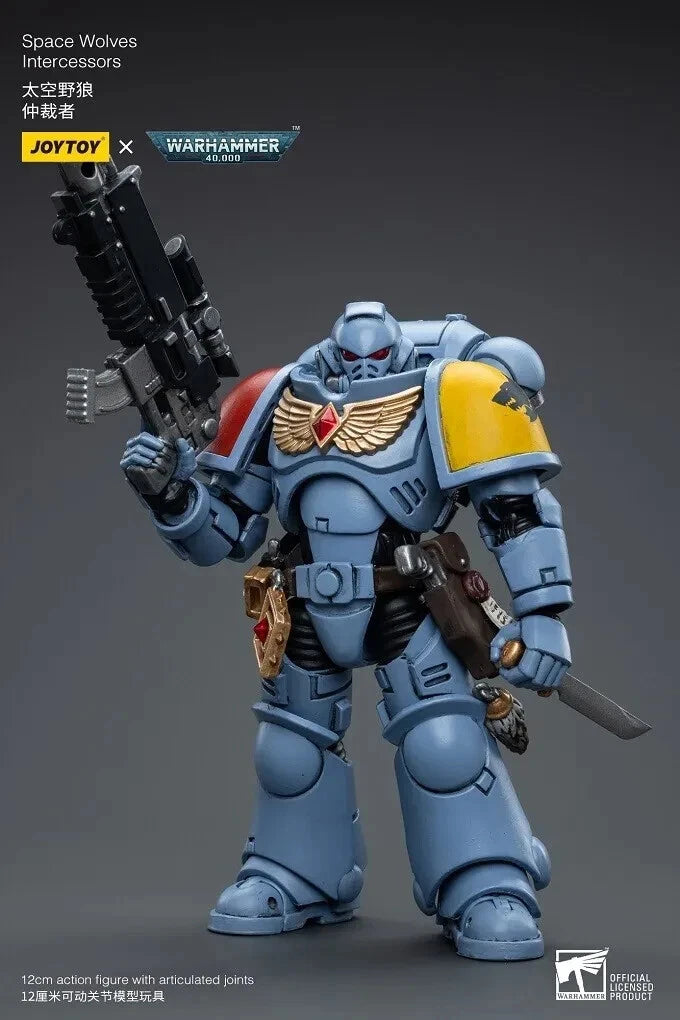 Warhammer 40K JoyToy Space Wolves Intercessor 1/18 Scale Action Figure